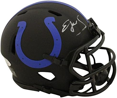 Мини-Каска Edgerrin James с автограф Indianapolis Colts Eclipse JSA 28263 - Мини-Каски NFL с автограф