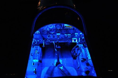 Led Светлинна Лента с ВИСОКА Мощност Син Цвят за Автоматично Самолет Самолет Rv Лодка Вътрешна Кабина Кабина Led Светлина