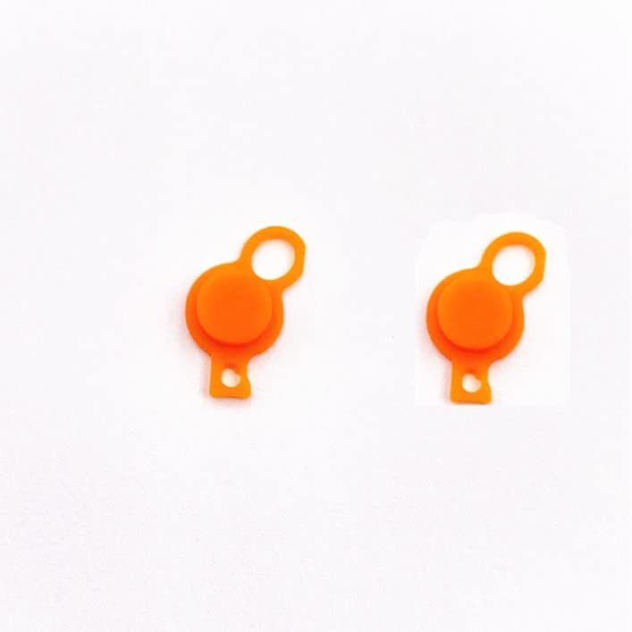 2 БР. Преносимото C-Stick C Капачка за клавиши C Аналогов Джойстик за Джойстик Капачка за Новия 3DS /Нов 3DS XL / Нов 3DS LL 2015 Оранжево