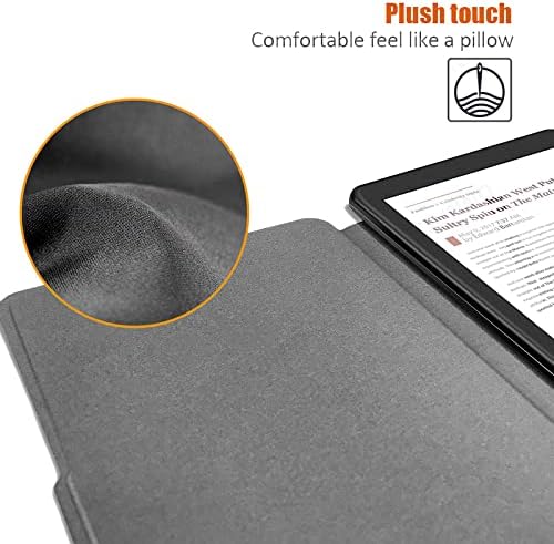 Калъф за 6,8 Kindle Paperwhite (11-то поколение) 2021 Kindle Paperwhite Signature Edition, тънък калъф от изкуствена кожа с функция за