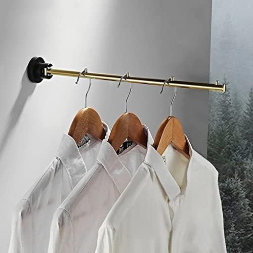 WSSBK Въртящата стенни закачалка за дрехи от неръждаема стомана, сгъваема рамка, която да закачалка, домашна бельевая въже