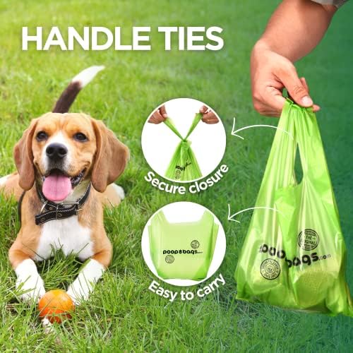 Оригинални торбички за кучешки какашек Акане Bags®, Пълнители за торбички за кучешки какашек, Торбички за кучешки какашек 38% растителна