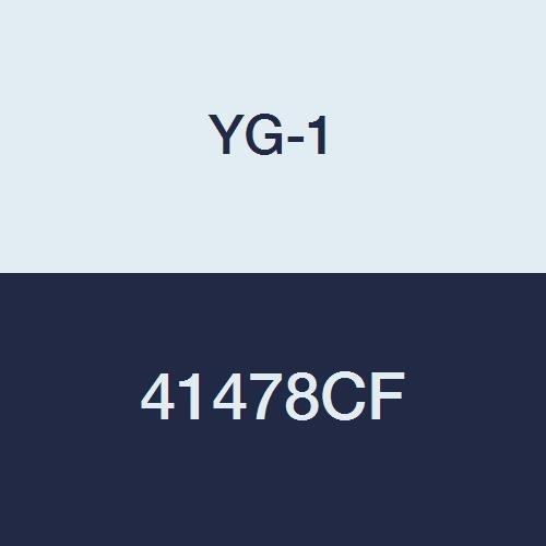 Бележка fresa YG-1 41478CF HSSCo8 с отточна фитил, 2 Канала, Нормална дължина, TiAlN покритие-Futura, Дължина 5 см, 2
