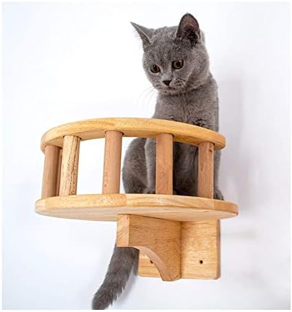 Стенни платформа за катерене котки TONPOP - Котешки дърво, за дома, играчки, Котешки Стенни стъпала, Окачен на игралната къщичка за Коте