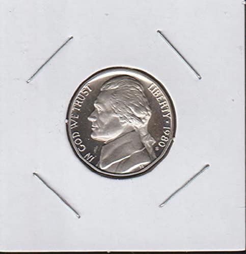 1980-те години Джеферсън (от 1938 г. до момента) Никел с превъзходна устойчивост на скъпоценните камъни DCAM Монетен двор на САЩ
