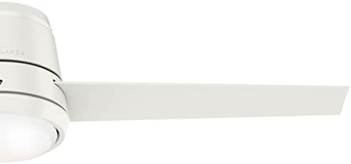 Вентилатор на тавана Хънтър Фен Company 59571 Commodus, 54, Прясна Бяла повърхност