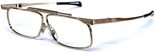 Kanda Japan Тънки сгъваеми дизайнерски метални очила за четене Модел 1 Кафяв + 3,25