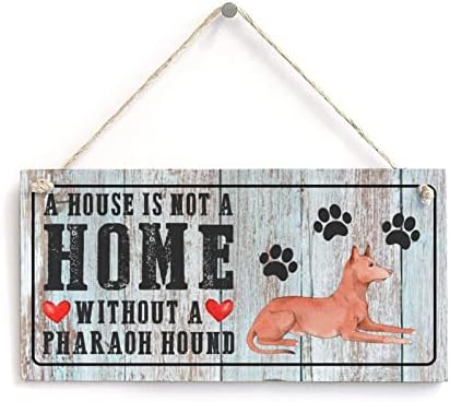 Любители на кучета-Цитат Знак Такса Къща Не е Къща Без Куче Забавен Дървен Знак на кучето Кучето плака, Селска Къща Знак 8x16 Инча Селска