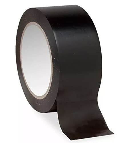 Черна здрава полиуретанова гумена лента за предпазване на повърхността - Широчина 4 см - 54 метра. Ролка