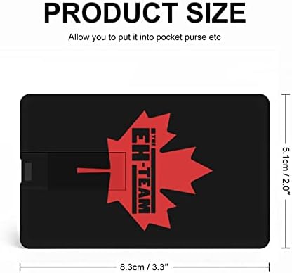 Канадски Кленов лист Eh Team Card USB 2.0 Флаш памет 32G / 64G С Забавен принтом