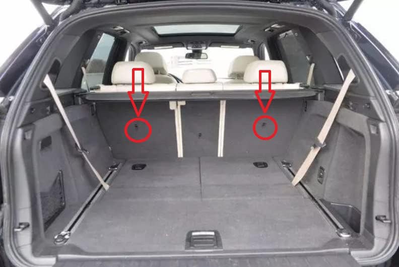 Транспортна мрежа за багажника на автомобила - Изработени от специално за BMW X5 2014-2018 - Органайзер от еластична мрежа за съхранение