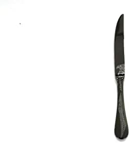 Нож за стек Mepra AZC1096CA1136 Caccia Oro Nero, [В опаковката 48 броя], 23,5 см, Полиран Черен цвят, Може да се мие в съдомиялна машина