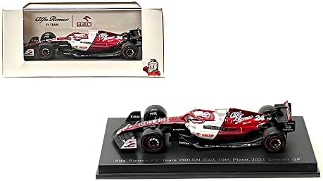 C4224 Джоу Гуаньюй ОРЛЕН F1 Formula One Bahrain GP (2022) 1/64 Molded модел на колата от Спарки Y261