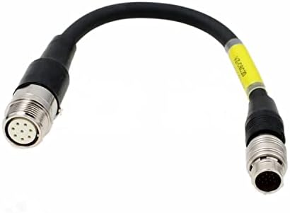 ZBLZGP 8-Пинов кабел за преобразуване на обектива Hirose в 20-пинов кабел Hirose за управление на подаването на увеличение на Canon (20