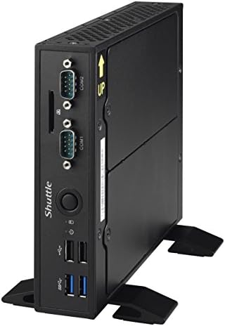 Shuttle XPC Slim DS77U5 Intel Kabylake i5-7200U, Двойна Гигабитная локална мрежа, Без вентилатор, Троен изход DDR4 sodimm памет 32 GB