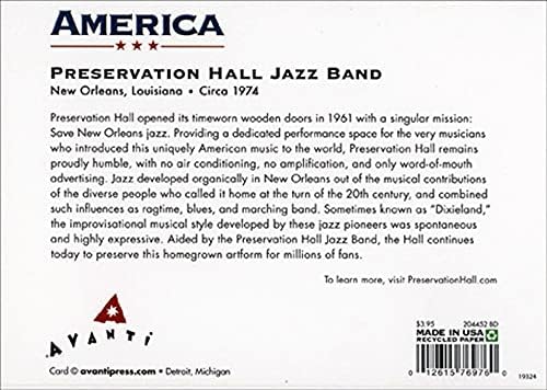 Картичка за рожден ден за него от колекцията на джаз - бэнда Аванти Натиснете Консервейшн Хол Америка : Мъж