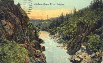 Роуг Река, Орегон Картичка