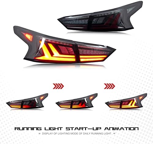 задните Светлини с Пушена led inginuity time за Nissan Altima 2019 2020 2021 2022 2023 Анимация стартиране Сериен Led Задни Светлини