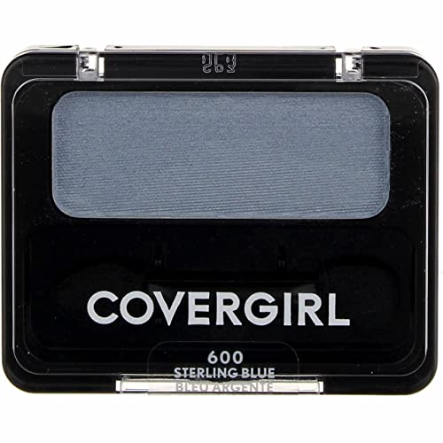 Сенки за очи CoverGirl Eye Enhancers 1 комплект, Sterling Blue [600] 0,09 грама (опаковка от 9 броя)