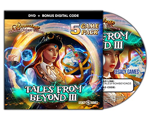 Legacy Games Невероятна игра в жанра на търсенето на предмети за PC: Tales from Beyond, том 3 (комплект от 5 мача) - DVD за КОМПЮТЪР