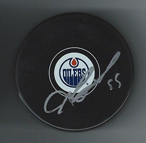 Марк Летесту подписа шайбата Едмънтън Ойлърс - за Миене на НХЛ с автограф