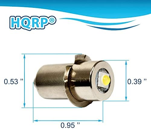 HQRP 2 набор от led лампи повишена яркост, съвместим с DeWalt: Светлини DW908/DW919/DW906/DW918/DW904/DW902/DW904/DW9043/DW9083/DW9063/DW9023