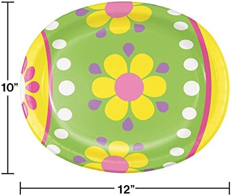 Овални Чинии за Великденски яйца, 10 x 12, многоцветни