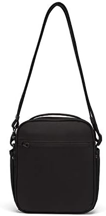 Pacsafe мъжка чанта през рамо за възрастни обем 7 литра /Подходящ за инчов таблет за жени и Мъже, анти-кражба на чанта Metrosafe LS200, Цвят Черен 30420100, Br/> <Br /> Черен, един Размер ?