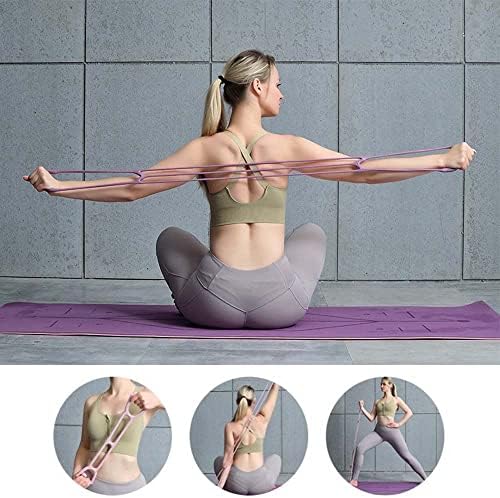 Фитнес Эспандер Hinikia Figure 8 с Дръжки за тренировка на ръцете, гърдите, раменете, Симулатор за жени и Мъже, Еластичен Бандаж за гъвкавост