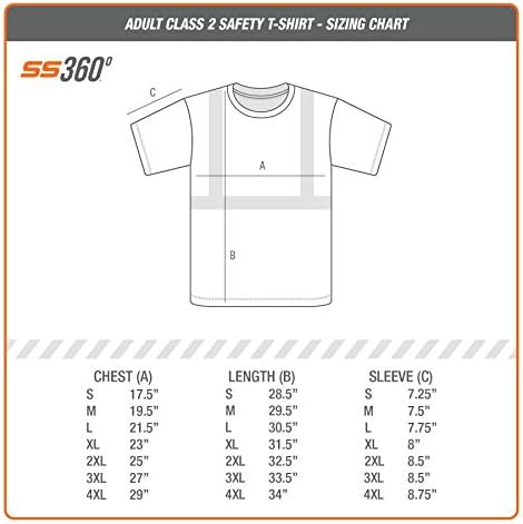 Тениска SafetyShirtz SS360 Basic Stealth - Подобрена видимост - Черен
