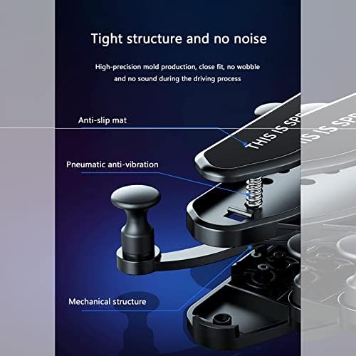 BROxiongdi Шест Точки Тежестта на Кола Номер отдушник Клип GPS за Монтиране на Поставка за iPhone 14 Samsung Xiaomi Притежателят на Смартфон