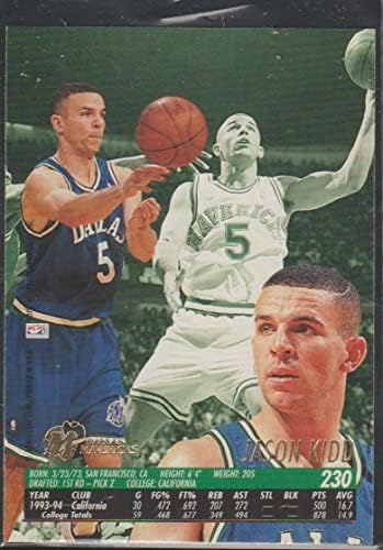 Джейсън Кид (Баскетболно карта) 1994-95 Fleur Ултра - [Базата] 230